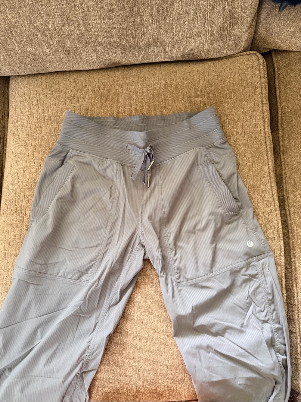 lululemon athletica Light Gray Track Joggers